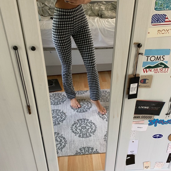 Urban Outfitters Pants - Urban Outfitters Checkered Flare Pants